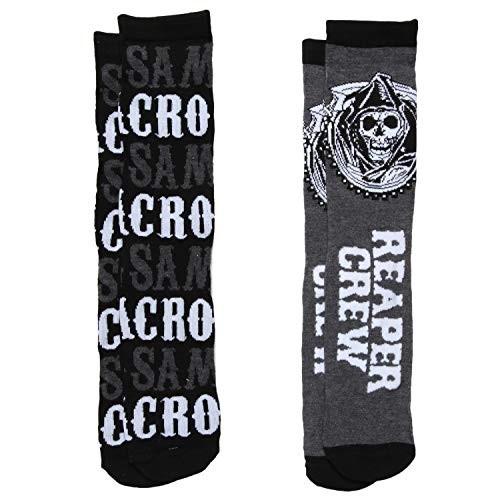 Sons of Anarchy Samcro & Reaper Crew 2-pack Adult Crew Socks