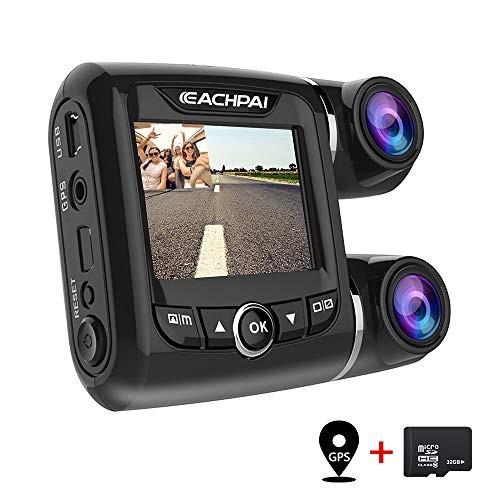 通販の【公式】 EACHPAI Car Dash Cam，Dual Dash Cam FHD 1080P+1080P Front and Rear View