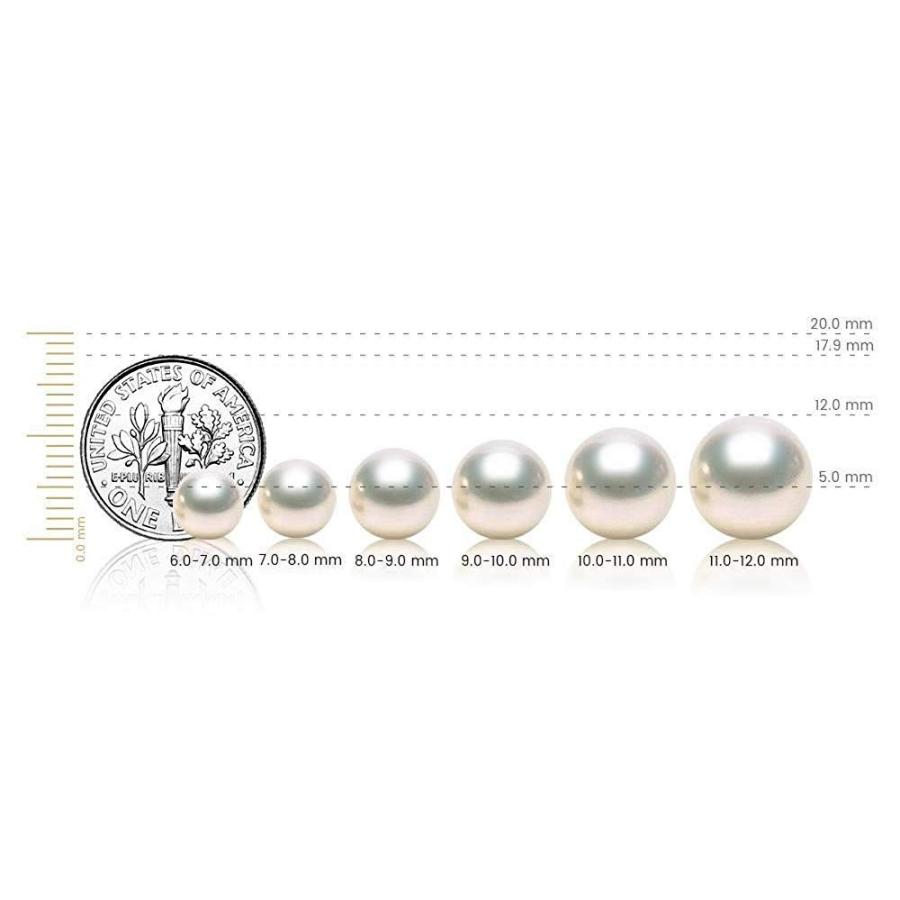 14K Yellow Gold AAA Quality Genuine Akoya Saltwater Cultured Pearl and