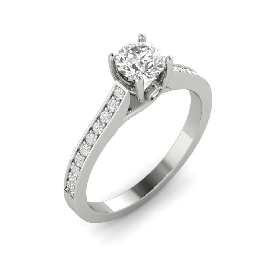 【日本限定モデル】 in Ring Engagement Diamond 1/2ctw 10k Gold White ネックレス、ペンダント