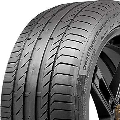 225/45-18 Continental ContiSportContact 5 Summer Performance Tire 280A その他タイヤ、チューブ関連用品