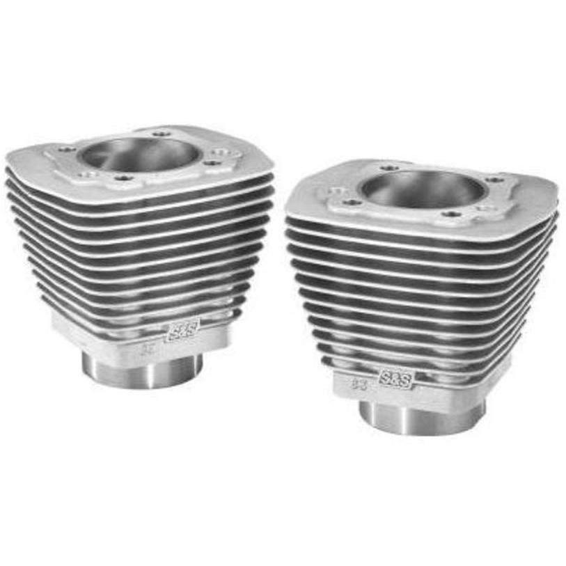S&S Cycle Evolution Style Aluminum Cylinders - Natural 91-7210