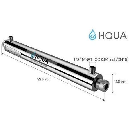 【限定販売】 Sterilizer Purifier Water Ultraviolet HQUA-OWS-6 for 6GPM House, Whole 業務用コーヒーメーカー