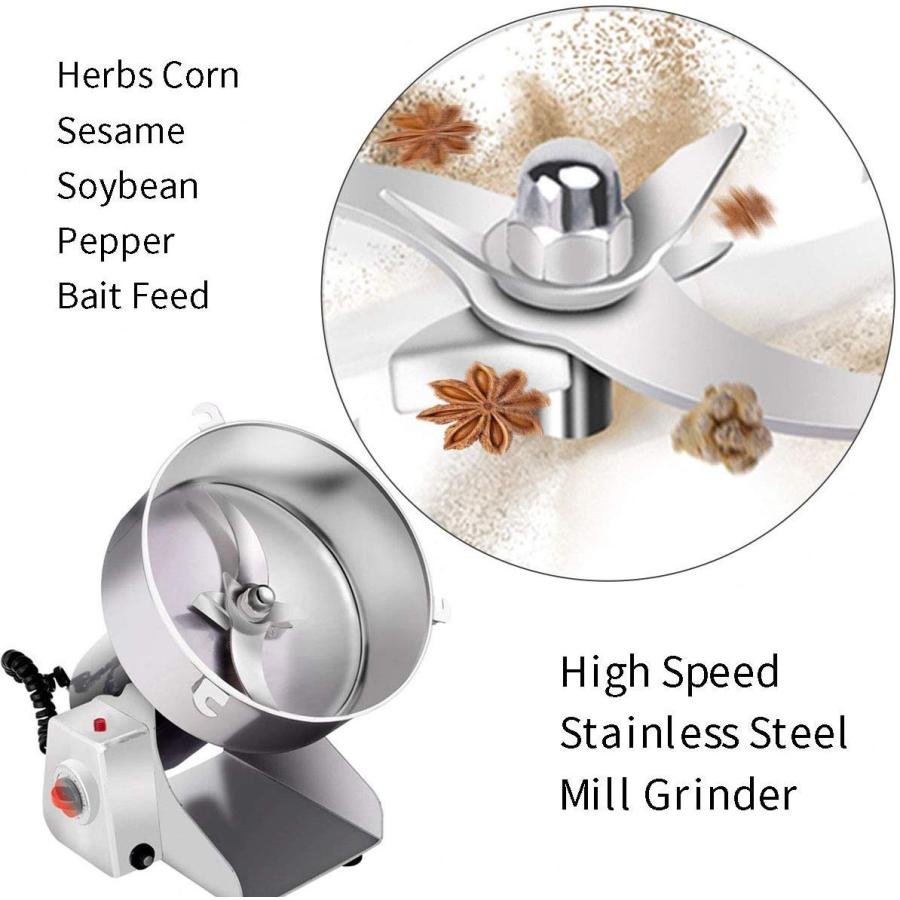 RRH　1000G　Swing　Type　Mill　Spice　Electric　Grain　Nut　Coffee　Grinder　and