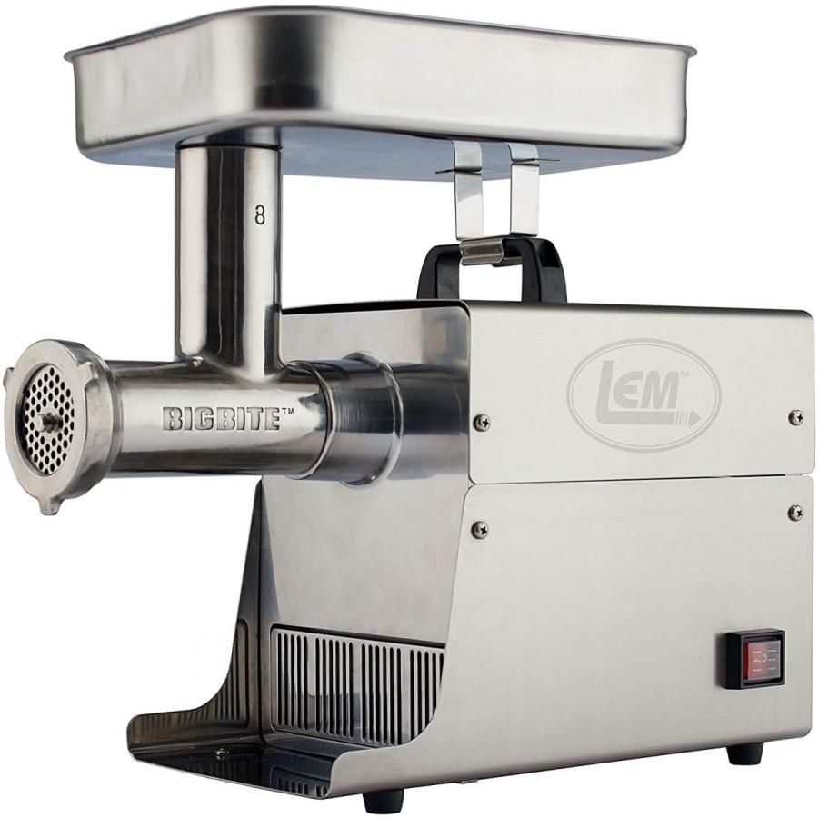 LEM　Products　17791　Steel　Big　Electric　.5HP　Bite　#8　Grin　Stainless　Meat