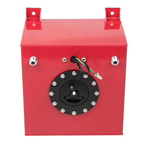 ECCPP 5 Gallon/18.8L Red Fuel Cell Gas Tank Aluminum Fuel Cell Tank+Le