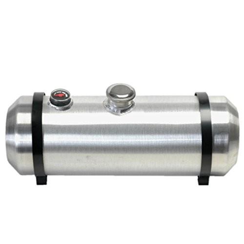 10 Inches X 26 Spun Aluminum Gas Tank 8.25 Gallons With Sight Gauge An
