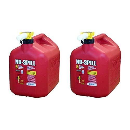 No-Spill 1450 5-Gallon Poly Gas Can (CARB Compliant) (Pack of 2)