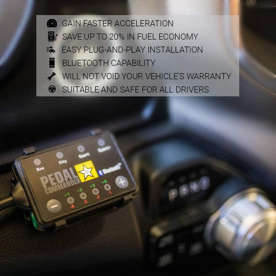 売れ筋がひクリスマスプレゼント！ Pedal Commander Throttle Response Controller PC18 Bluetooth for Ford F