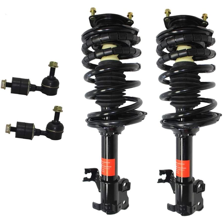 衆院本会議 Detroit Axle - Front Strut w/Coil Springs & Sway Bar Links for 1993-19