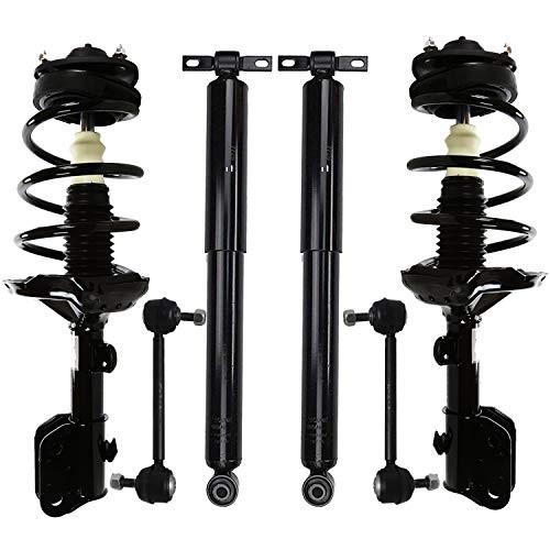 Detroit Axle - 6pc Front Struts w/Coil Spring Assembly & Rear Shock Ab