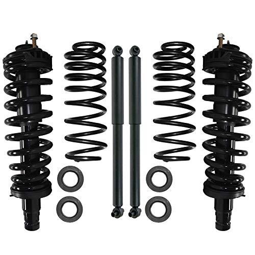 Detroit Axle - 6PC Front Struts w/Coil Springs， Rear Shocks and Rear C