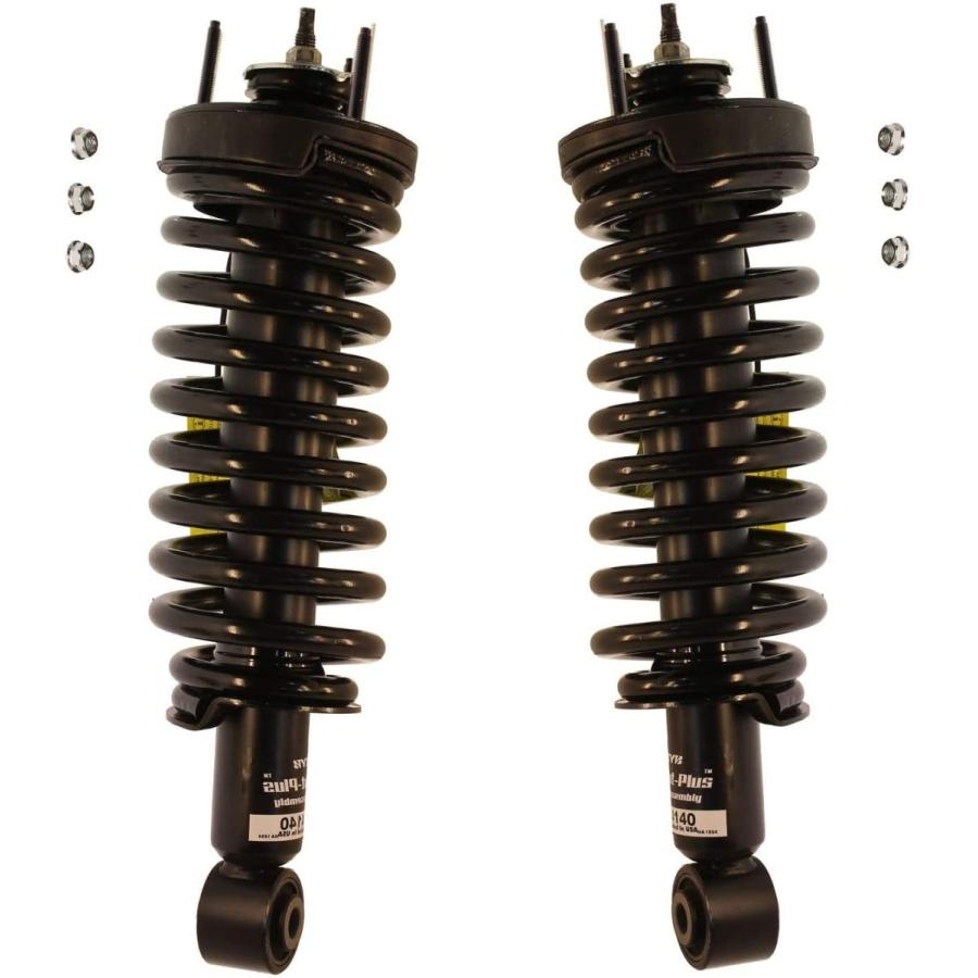 Pair Set of 2 Front KYB Strut-Plus Suspension Struts and Coil Spring A