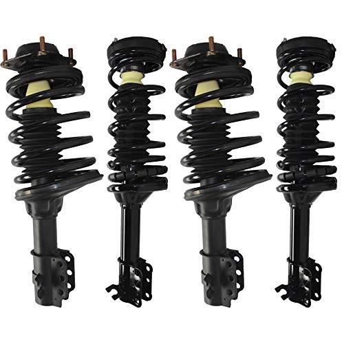 Detroit Axle - 4PC Complete Front and Rear Quick Install Ready Strut &