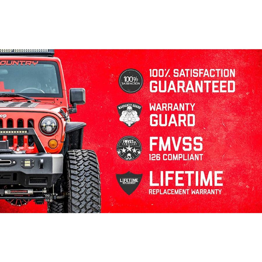 Rough Country Front Stubby Winch Bumper Compatible w/ 1987-2006 Jeep W