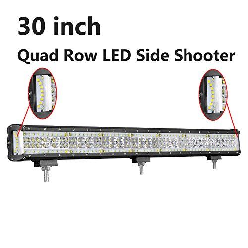 LED Light Bar, Moso LED 30 inch 450W LED Side Shooter CREE LED Spot Fl｜hal-proshop2｜06