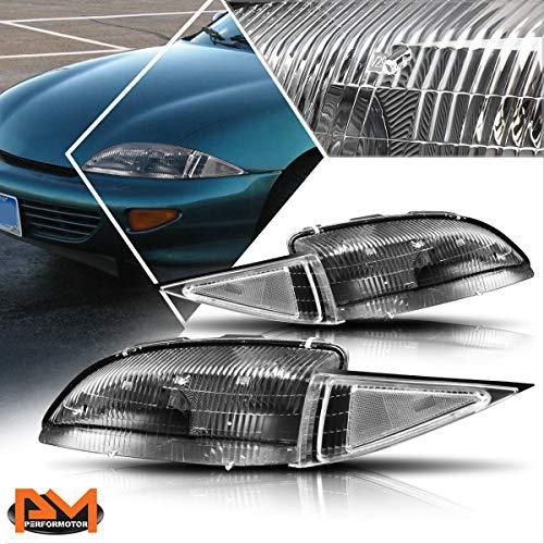 Direct Replacement Headlight Assembly Compatible with Chevy Cavalier 9