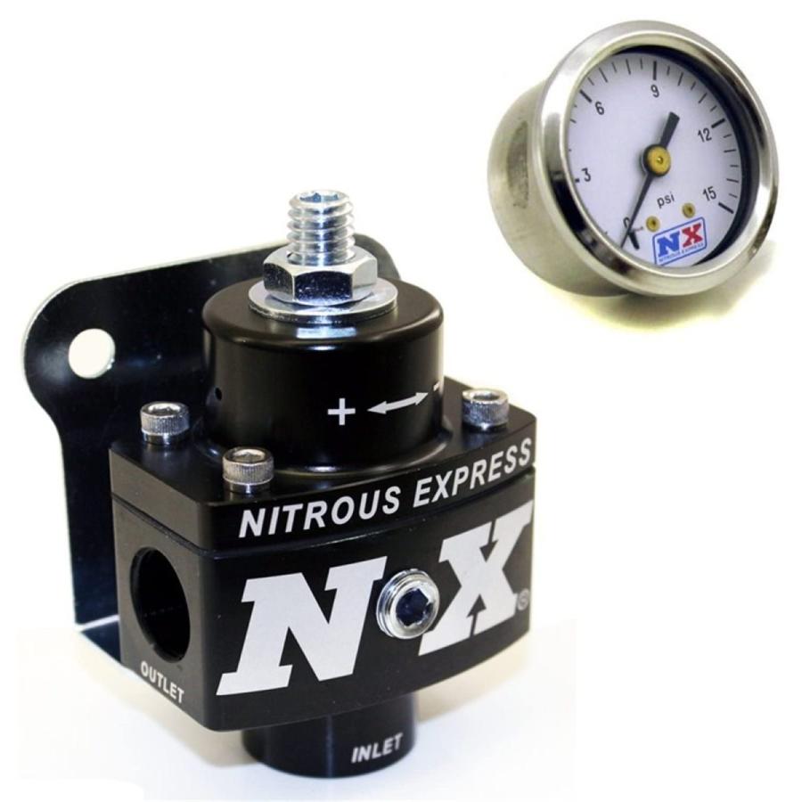 Nitrous Express 15952 Holley Fuel Pressure Regulator w Fuel Pressure G