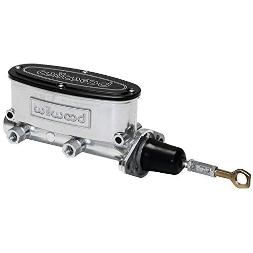 NEW WILWOOD POLISHED ALUMINUM TANDEM CHAMBER MASTER CYLINDER FOR 64-73