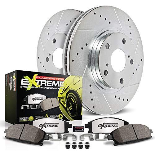 売り出し超特価 Power Stop K7208-26 Front Z26 Street Warrior Brake Kit Ford