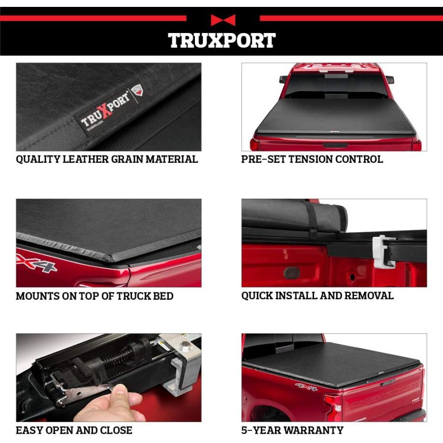 海外規格 TruXedo TruXport Soft Roll Up Truck Bed Tonneau Cover | 271101 | fits