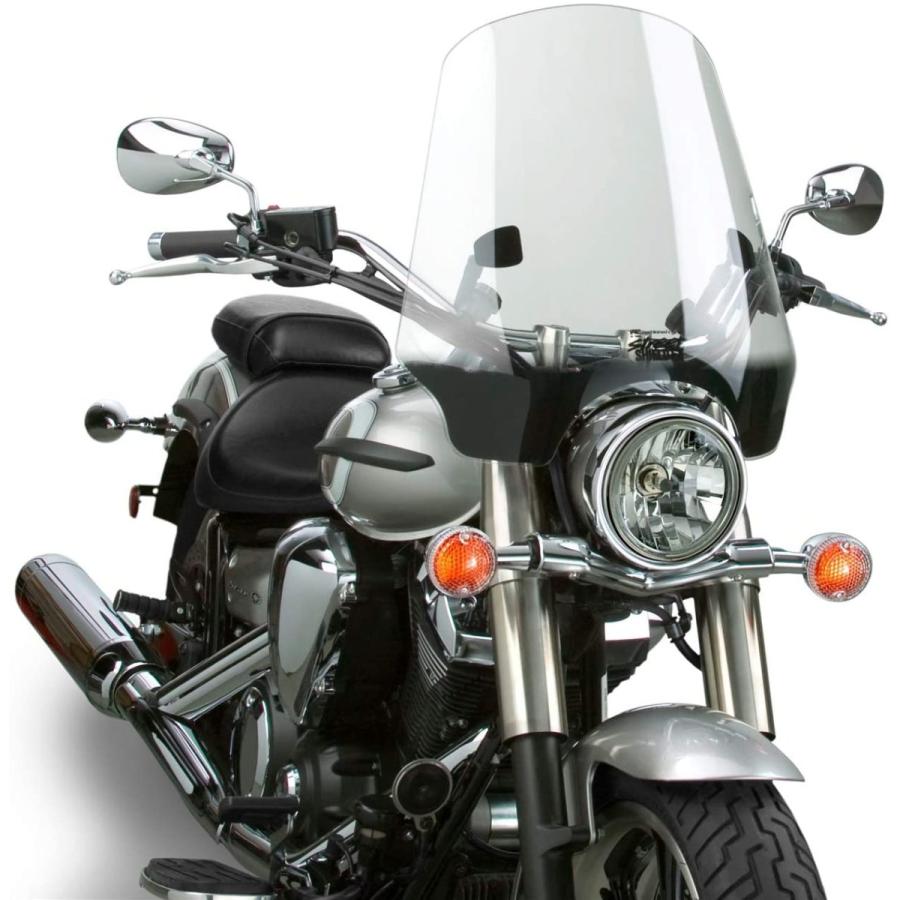 National Cycle Street Shield EX Light Tint Windshield with Quickset Ha｜hal-proshop2｜02