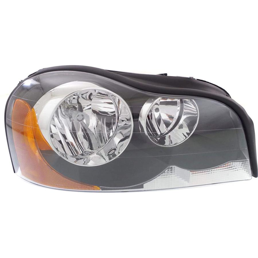 Headlight Assembly Compatible with 2003-2014 Volvo XC90 Halogen Passen