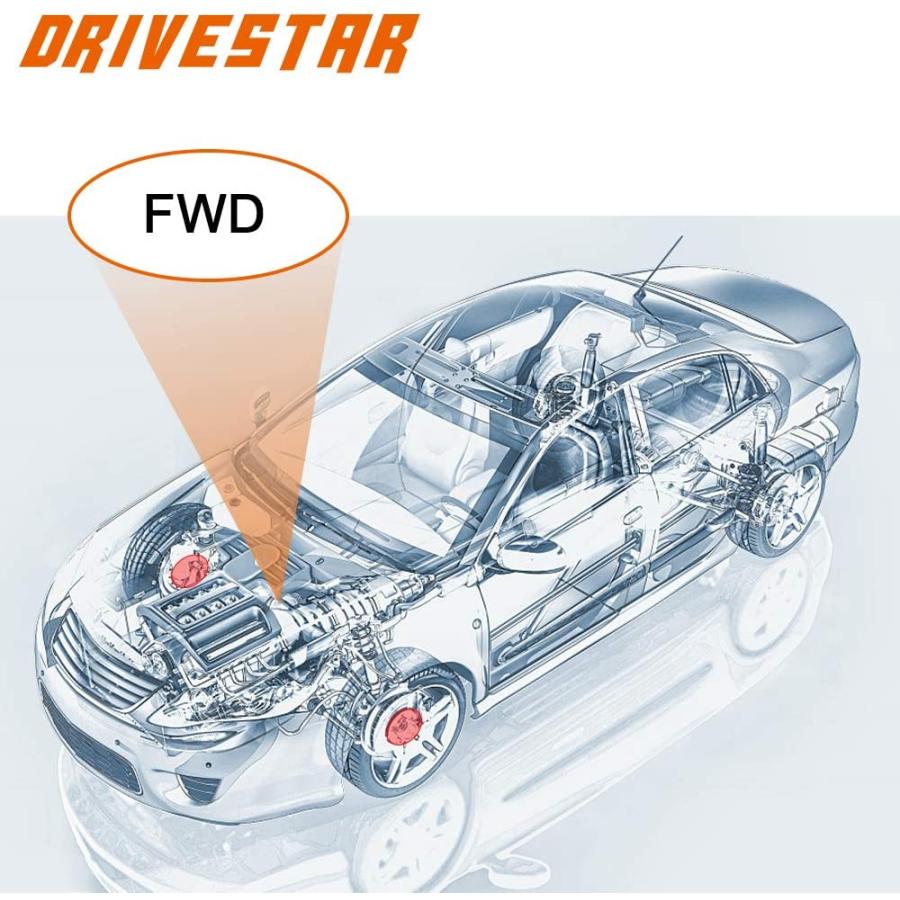 DRIVESTAR 512233 (Pair) Rear Wheel Hub & Bearing Left or Right for Vol