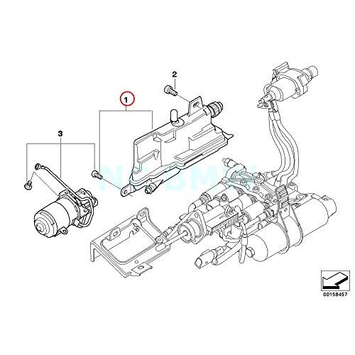 Genuine BMW E46 E60 E61 E63 E64 SMG Expansion Tank Repair Kit OEM 2342