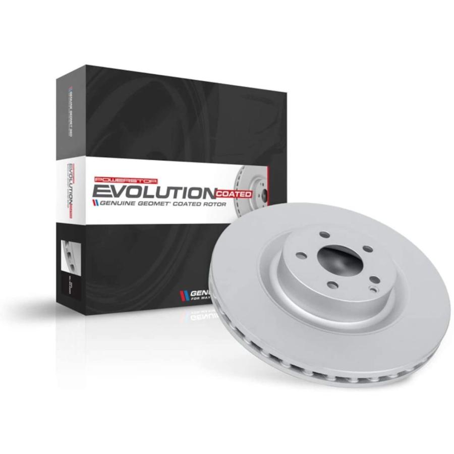 Power Stop EBR819EVC front Evolution?Genuine Geomet Coated?Brake Rotor