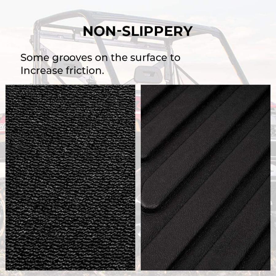 UTV Floor Mats, Front Floor Mat liner Compatible for Polaris Ranger XP