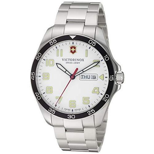 Victorinox Mens Fieldforce Analog Quartz Watch with Stainless Steel S(85045円)