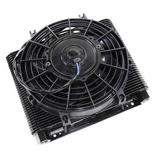 Oil Cooler Element， 72 Plate Mesa Style， With Electric Fan， Compatible