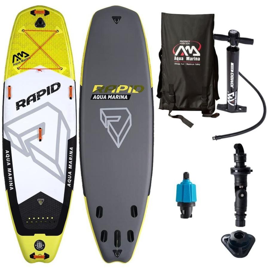 Aqua Marina BT-18RP Rapid 9.6 Foot Inflatable SUP Stand Up Paddleboard｜hal-proshop2｜12