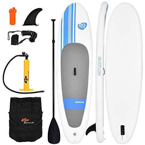 Goplus Inflatable 10' StandUp Paddle Board Package w/ Leash Fin Adjust｜hal-proshop2｜07