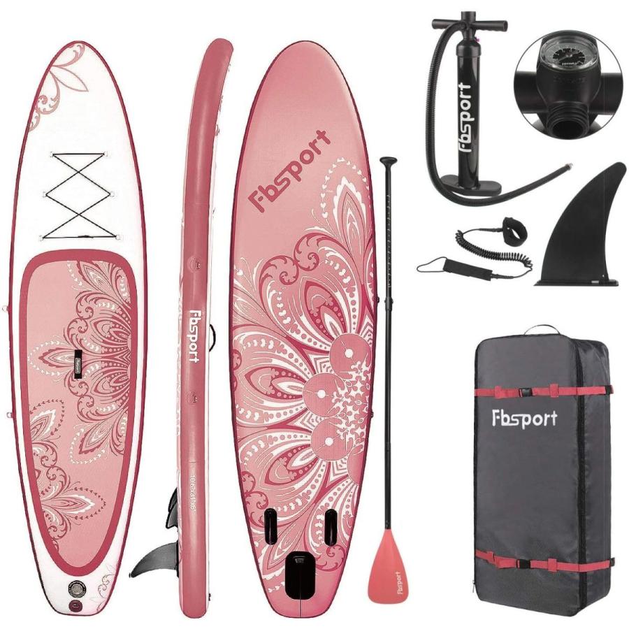 FBSPORT 10.6' Premium Inflatable Stand Up Paddle Board, Yoga Baord wit｜hal-proshop2｜08
