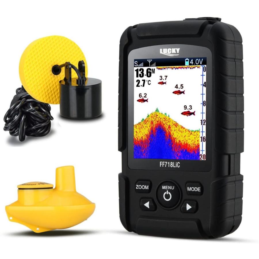 LUCKY Fish Finder Wired Wireless Portable Fishing Sonar For All