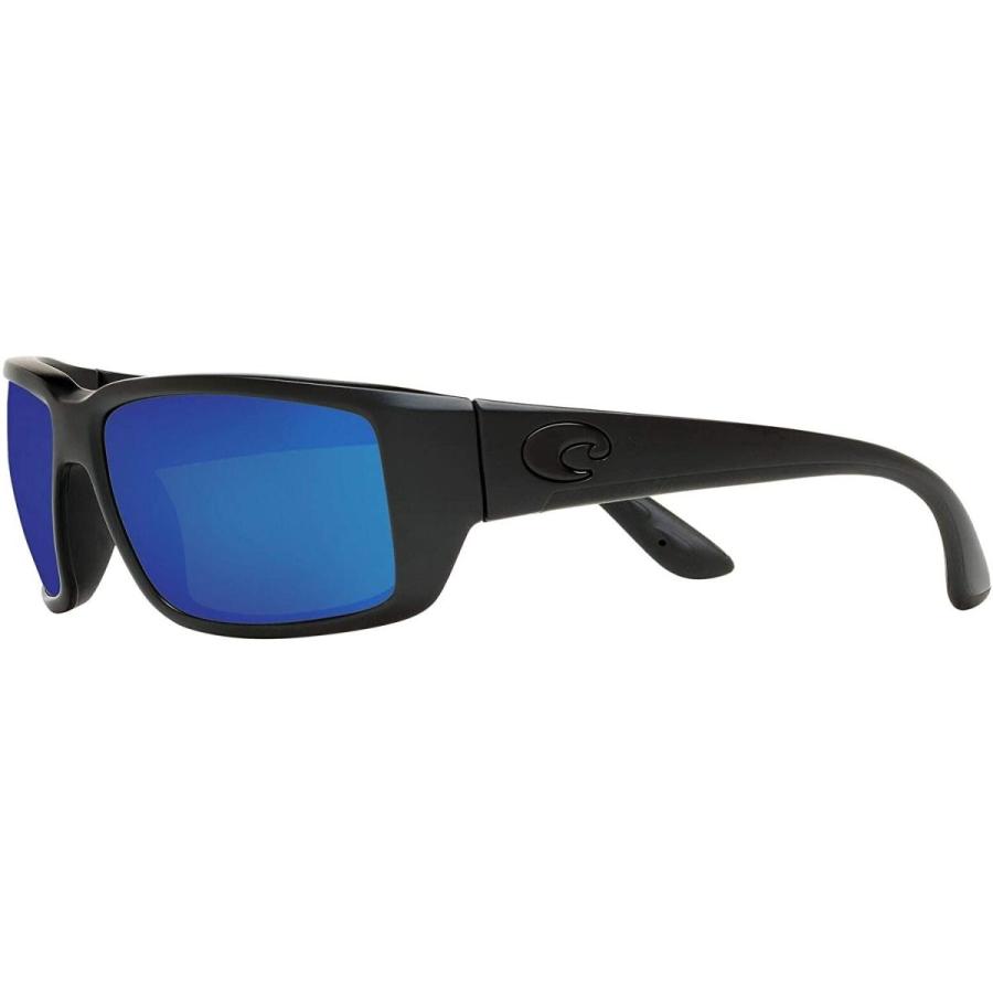 Costa Del Mar Men´s Fantail 580P Polarized Rectangular Sunglasses， Bla