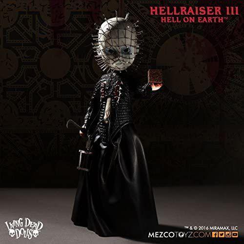 Hellraiser UT-94650 Living Dead Dolls Presents III Pinhead Figure, Mul