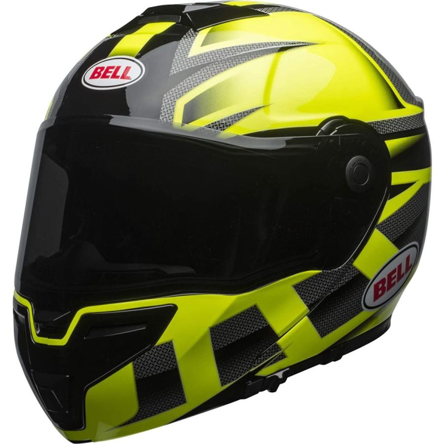Bell Predator Adult SRT Modular Street Helmet - Hiviz Green/Black/Medi バイクヘルメットその他