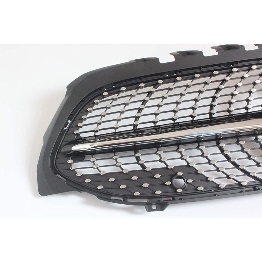 YAYALIU Front diamond star grille bumper grill mesh for 2019+ Mercedes