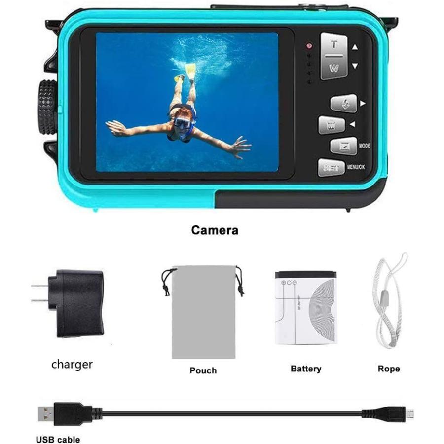 Waterproof Digital Camera Underwater Camera Full HD 2.7K 48 MP Video R｜hal-proshop2｜07