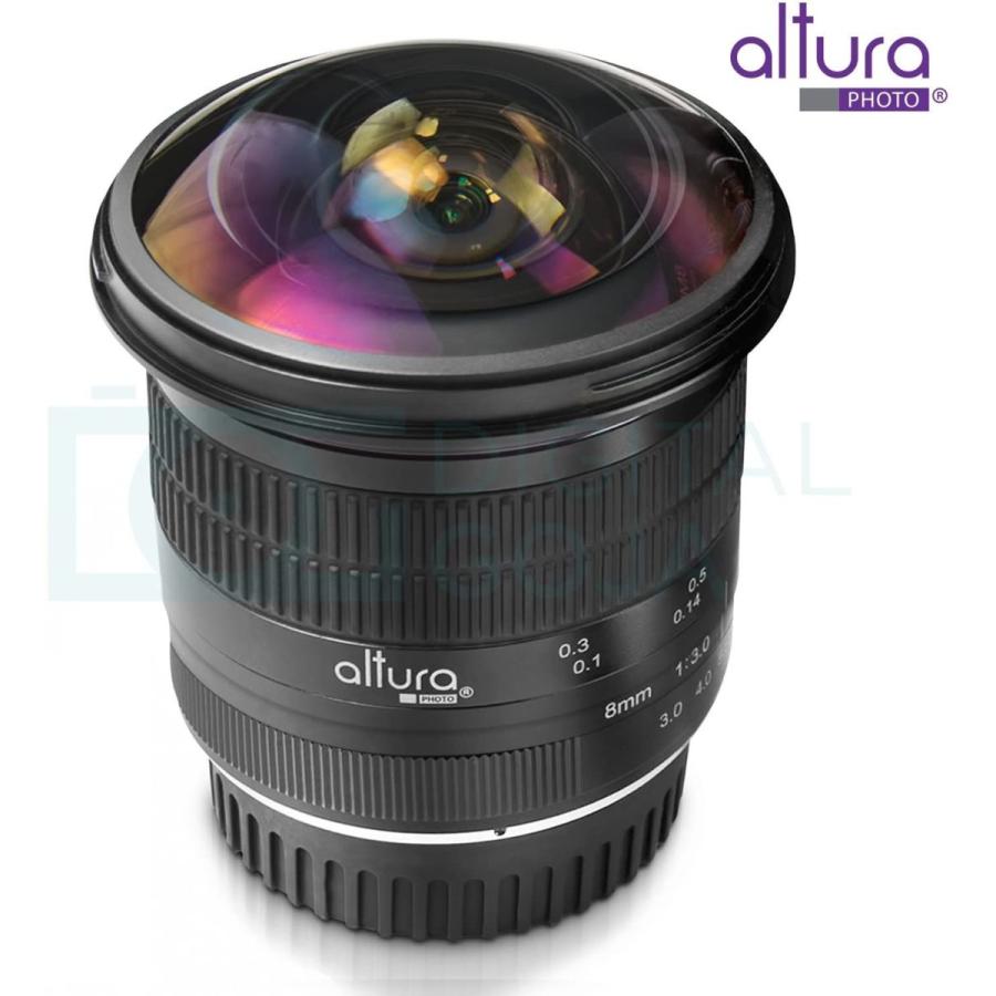 Altura Photo 8mm f/3.0 Professional for Nikon Wide Angle Lens Aspheric