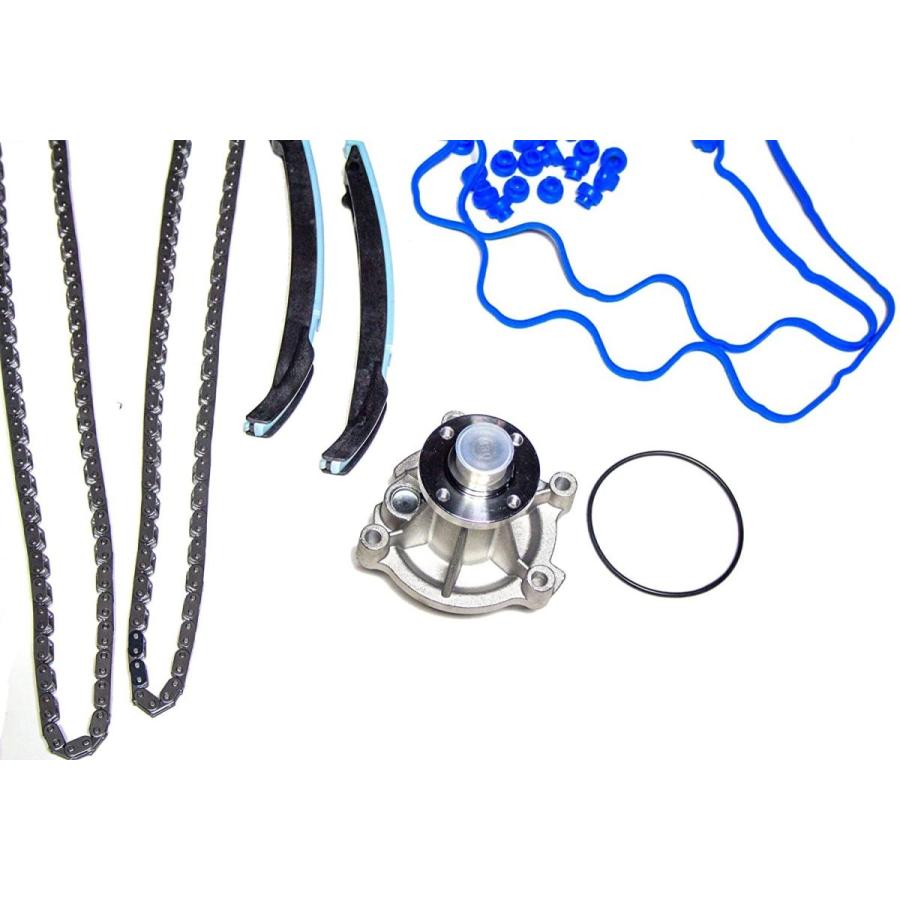 Timing Chain Kit with Tensioner Guides Valve Cover Gaskets Cam Phaser