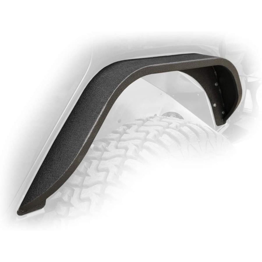 DV8 Offroad | Fender Flare Set for Wrangler JL | Slim Flat Top Design
