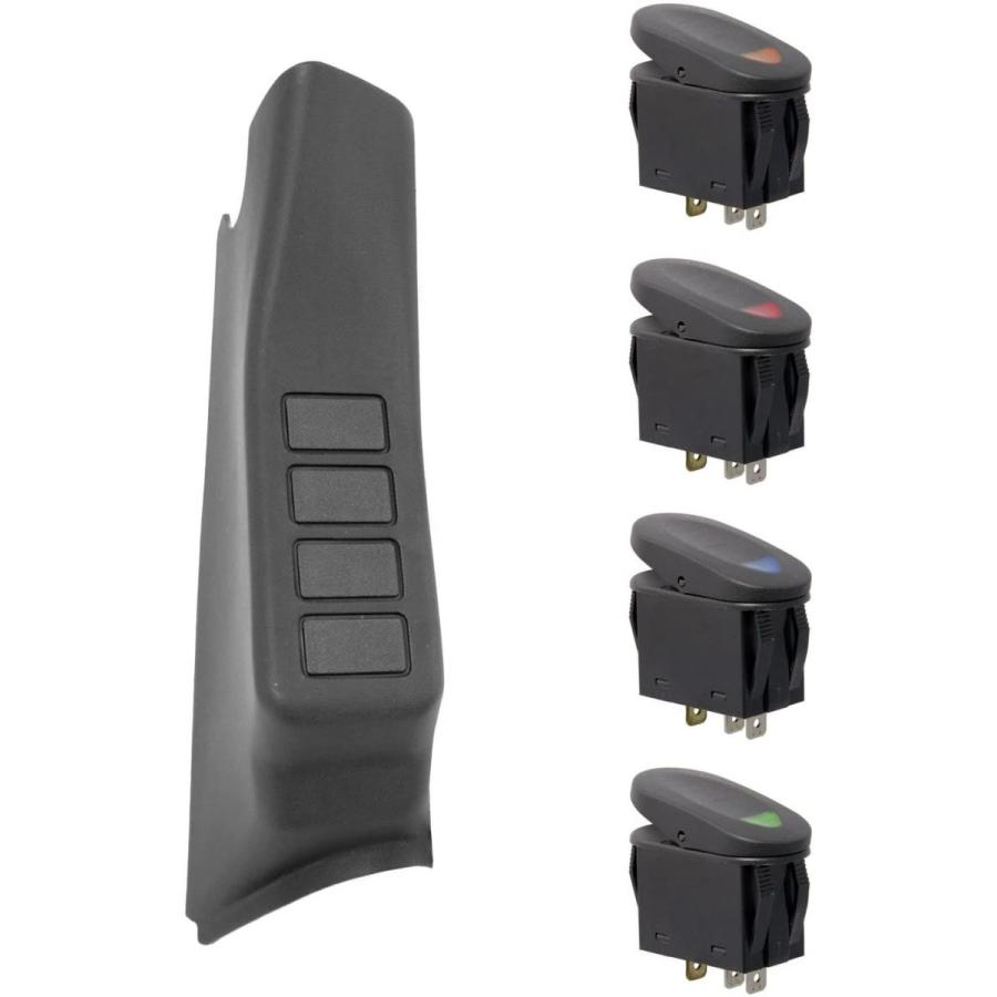 今月限定 特別大特価 Rugged Ridge 87 Switch Pod Kit A Pillar 4 Switches Black Rhd 限定製作 Www Cfmedicalcenter Com
