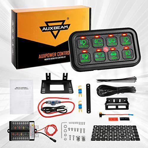 Auxbeam 8 Gang Switch Panel Automatic Dimmable LED On-Off Car Switch P     商品情報    AUXBeam 8ギャングスイッチパネルの自動調光対応LEDオンオフカースイッチP