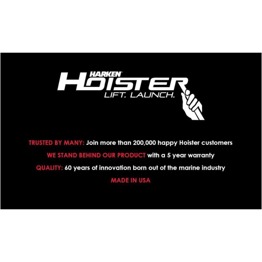 HARKEN Hardtop Overhead Garage Storage Hoist for Jeep Wrangler and F