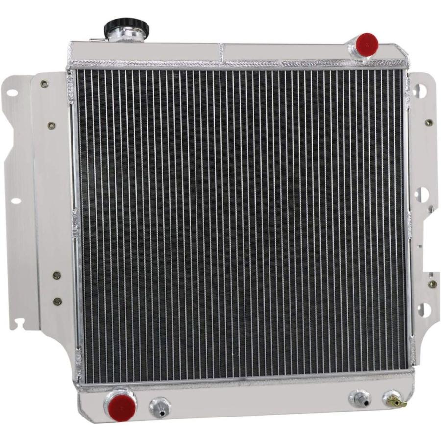 純正最安価格 Tiziri 87-06 Jeep Wrangler Radiator， 3 Row Core All Aluminum Radiator