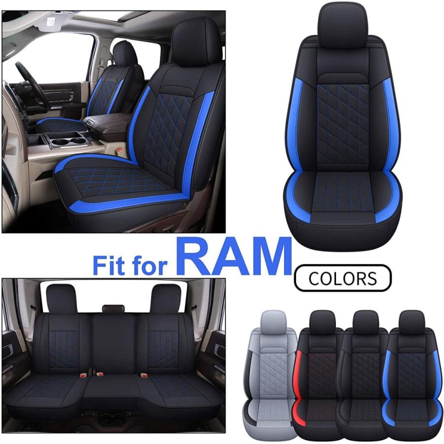 INCH EMPIRE Seat Cover Full Set Fit for RAM 1500 2500 3500 2012-2021 w｜hal-proshop2｜02